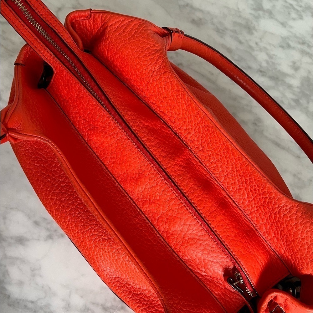 EUC Kate Spade New York Southport Ave Flame Pebble Leather Stevie Handbag - Picture 3 of 14